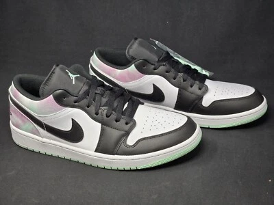 Nike Air Jordan 1 Low SE Retro Men's Size 12 Tie-Dye Green Black Pink DM1199-100