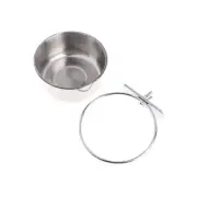 Bird Drinking Cup Rat Cage Parrot Bowl Feeding Dish Feeder Chinchilla Cage