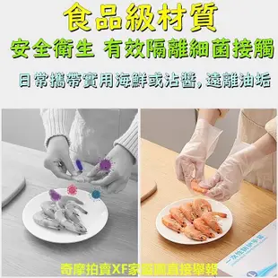 【加長TPE買十送一】加長 止滑強韌TPE手套 塑膠手套 藍色手套 一次性手套 透明手套 無粉手套 工作手套 鑽石紋