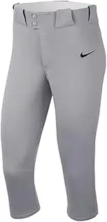 [Nike] Womens 3/4 Length Vapor Select Softball Pants White | Black