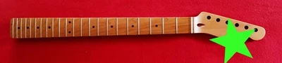 Guitar Neck, TL Type, 22 fret, ROASTED MAPLE fretboard, ROASTED MAPLE neck