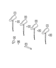 Genuine Mopar Base Cable And Bracket Antenna 68492716AA