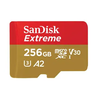 SanDisk Extreme micro SDXC UHS-I V30 A2 64G 128G 256G 高速記憶卡