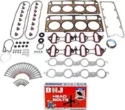 DNJ HGB31681 Head Gasket Set with Head Bolt Kit For 2004-2008 for Buick Rainier 5.3L 5328cc 325cid V8 OHV