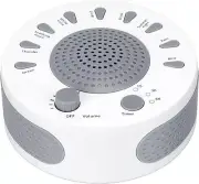 White Noise Machine, Portable Sleep Sound Machine for Baby and Adult, Battery