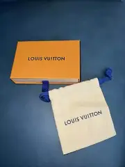Classic Louis Vuitton Orange Empty Pull Drawer Gift Box W/ Small drawstring bag.