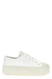 PRADA Logo Canvas Sneakers