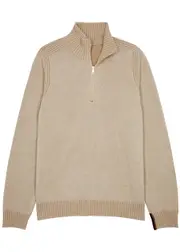 Paul Smith Half-zip Wool Jumper - Beige - XL XL