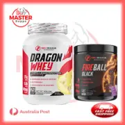 Red Dragon Nutritionals Whey 100% Lean Protein + Fireball Black Stack