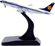 Pre-Built Model Aircraft 8CM 1/400 Scale Authentic Aircraft Replica for Lufthansa B737-300 D-ABXD Display Model Airplane Miniature Airplane Model