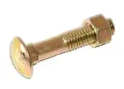 High Tensile Cup Head Bolts (Lot of 8) - 7/16" x 2" UNC, Grade 8, 10.9