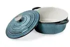 11.75" Round Reactive Covered Casserole Dishwasher, Deep Casserole Cookware Set,