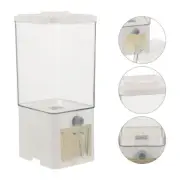 Large Rice Storage Container Food Dispenser Lentil Press The Bucket Cat