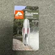 Ozark Trail LED Tick &splinter Remove Tweezers With Led Light Outdoor Camping