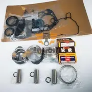 for Yanmar 3TNV76 Rebuild kit Overhaul Gasket + Ring + Pistons Excavator Parts