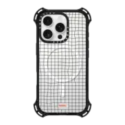 iPhone 16 Pro Bounce Case MagSafe Compatible Wavy Grid by Poketo