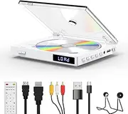 SHIWAKOTO Mini DVD Player for TV, Support HDMI/RCA/USB/Disc, HD DVD Players All Region Free Small Compact