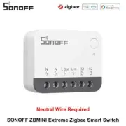SONOFF ZBMINIR2 Extreme Zigbee Smart Switch Detach Relay External Switch Remote