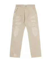 1017 ALYX 9SM Destroyed Carpenter Mid-Rise Jeans IT52,IT50,IT44,IT54,IT42,IT46 Nude