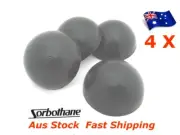 4pc Sorbothane Hemispheres 50mm 2" inch Domes Isolation Bumpers Mount 70 Duro