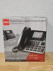 RCA U1100 4-line Unison Wireless Desk Phone System
