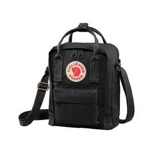 【Fjallraven 小狐狸 Kanken Sling旅行隨身袋2.5L《黑》】F23797/側背包/斜背包