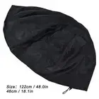 (Black)Fire Pit Cover Round Patio Outdoor Fireplace Cover Waterproof GH