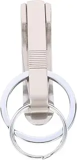 [SAFIGLE] Secure Titanium Key Holder with Quick Release Clip Heavy Duty Key Ring for Belt Pockets Bags Ultra Lightweight Durable Design for Everyday Use Men Women