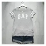 GAP 女生短袖T恤 斑駁LOGO字樣 寬鬆版型