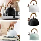 Large Capacity Tea Kettle Heat Proof Whistle Kettle Gas Induction Cooker