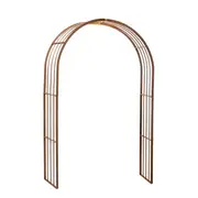 Garden Rust Metal 212cm Plain Arch Barcelona Outdoor Backdrop Yard/Patio Decor