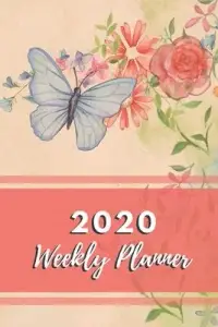 在飛比找博客來優惠-Weekly Planner: Butterfly and 