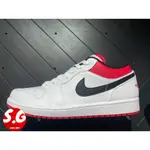 S.G NIKE AIR JORDAN 1 LOW 553558-118 休閒鞋 運動 芝加哥 男鞋 白黑紅 喬丹 低筒