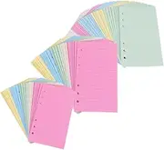COHEALI Loose Leaf Notebook Paper Refills 6 Hole Binder Paper Planner Inserts 3 Pack Smooth Writing Experience