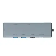 USB-C 9-in-1 Mini Dock HDMI USB C PD 100W USB A 3.0 x 3 SD/TF 2.0 LAN 1000MBPS
