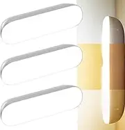 3PCS Battery Operated Wall Sconce, LED Wireless Wall Lights for Bedroom, Cordless Rechargeable Wall Lights, Bedside Battery Wall Mount Reading Lamp Dimmable,Magnetic Stick on Wall Lights for Bedroom