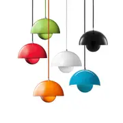 Amonson Lighting NEW Lucinda Carbon Steel Flowerpot Pendant Light