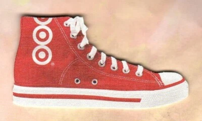 TARGET Red Target Converse Sneaker ( 2007 ) Die-Cut Gift Card ( $0 )