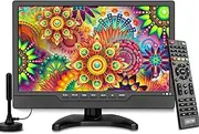 ZOSHING NS-1139 13.3" Portable TV, 1024x600 Resolution, Rechargeable Battery, Support/Car/Travel/Hurricane, USB/AV/HDMI, Remote Control
