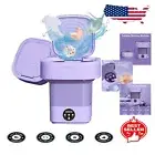 Compact 10L Mini Washer with 3 Modes - Perfect for Apartments and Camping