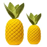 Squeaky Pineapple Dog Toy Natural Rubber Squeaky Indestructible Dog Chew Toys