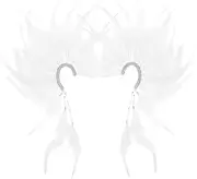 [MOBUTOFU] Luxury Fairy Design Ear Clips Tassel Rhinestone Ear Cuffs for Women's Costume