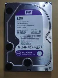 在飛比找Yahoo!奇摩拍賣優惠-【台中阿忠電腦】中古良品 WD WD20PURX 2TB 無