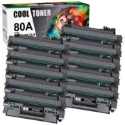 10PK CF280A 80A Toner Cartridge For HP Laserjet Pro 400 M401d M401dne Printer