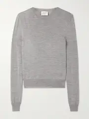 [SAINT LAURENT] SAINT LAURENT - Wool Sweater - Gray - XS XS Gray