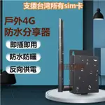 插卡分享器 無線分享器 無線SIM卡 室外防水 4G轉WIFI 安防監控 網路分享器 戶外插卡分享器 4G路由器