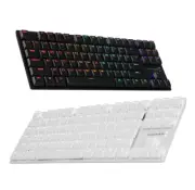 ABKO K640T SLIM Tenkeyless Mechanical Gaming Keyboard 87Keys Hot Swap MovingLED