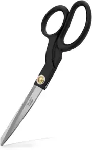 - Fabric Scissors, 8-Inch Black Premium Tailor Scissors, Sewing Scissors for Fab