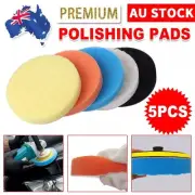 5pcs Sponge Polishing Pads 7 inch Waxing Buffing Buffer Set for Car Polisher