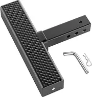 Eapele Hitch Step for 2” Receivers, Strong Steel Construction Rust Free Powder Coated Finish with Hitch Pin, 400lbs Maximum Load